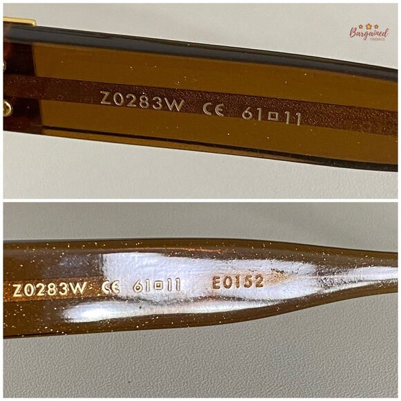 Auth LOUIS VUITTON Honey Speckling Acetate Frame Oversized Soupcon GM Sunglasses - Picture 8 of 12